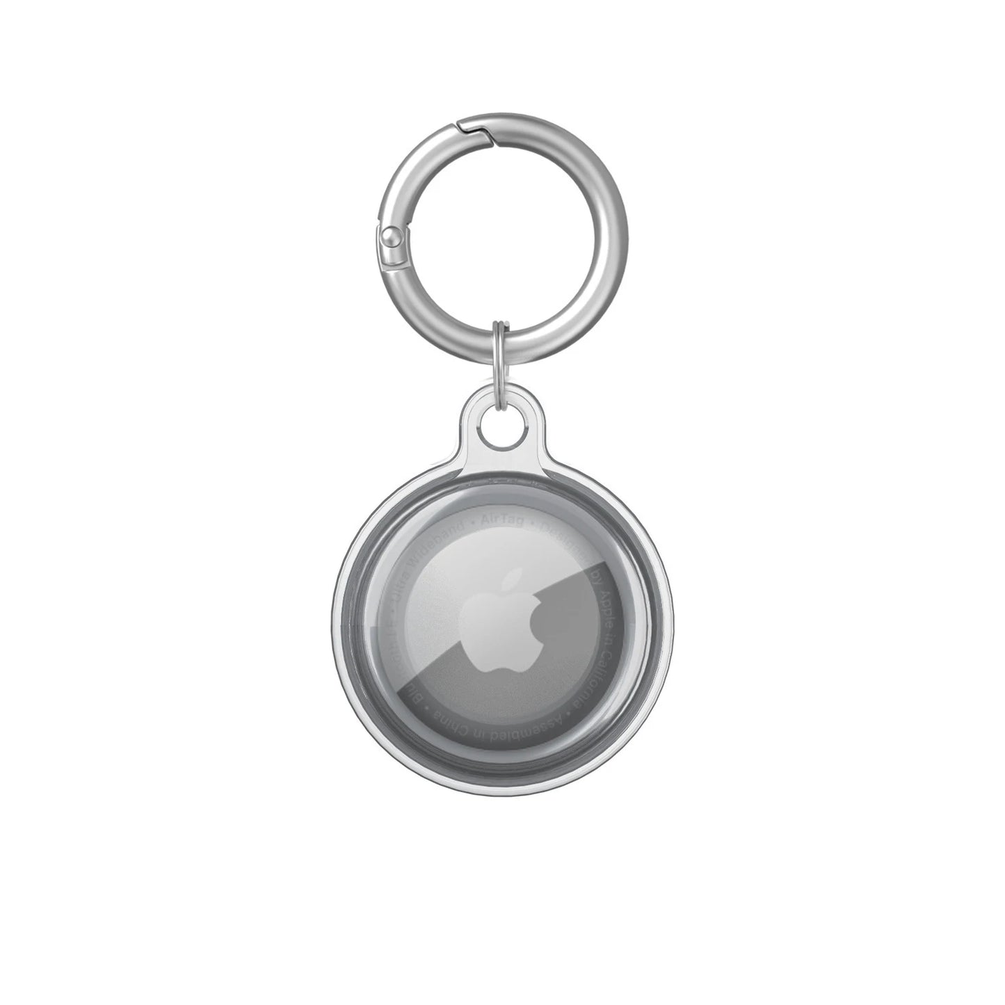 Grey Waterproof AirTag Case for Dogs
