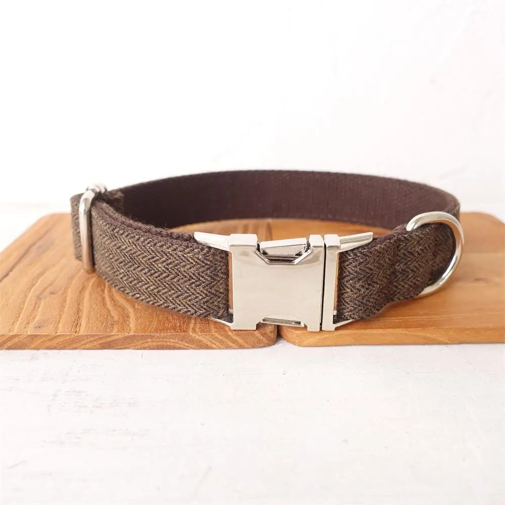 Dog Collar with Matching Lead - Personalised - 2Tails
