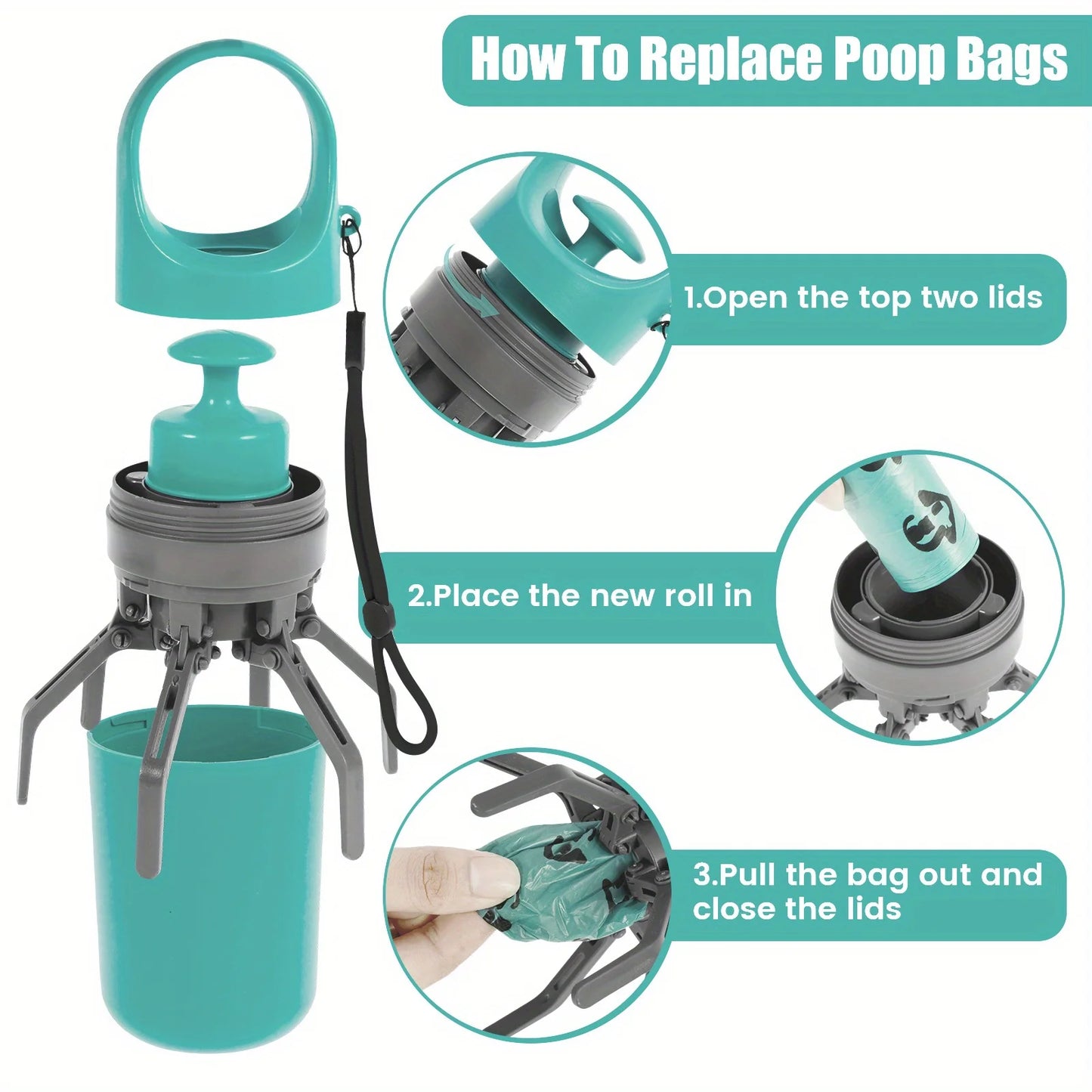 Hygienic Poop Scoop - 2Tails