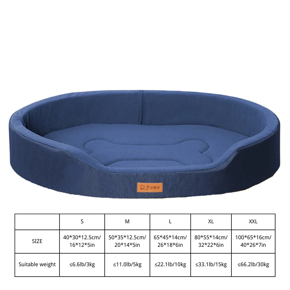 Dog Bed - Orthopaedic - Oval - 2Tails