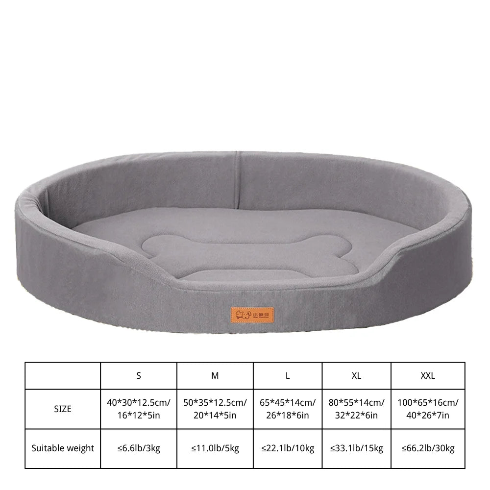 Dog Bed - Orthopaedic - Oval - 2Tails