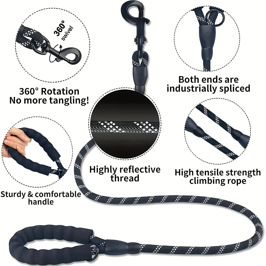Strong- Reflective-Dog-Lead