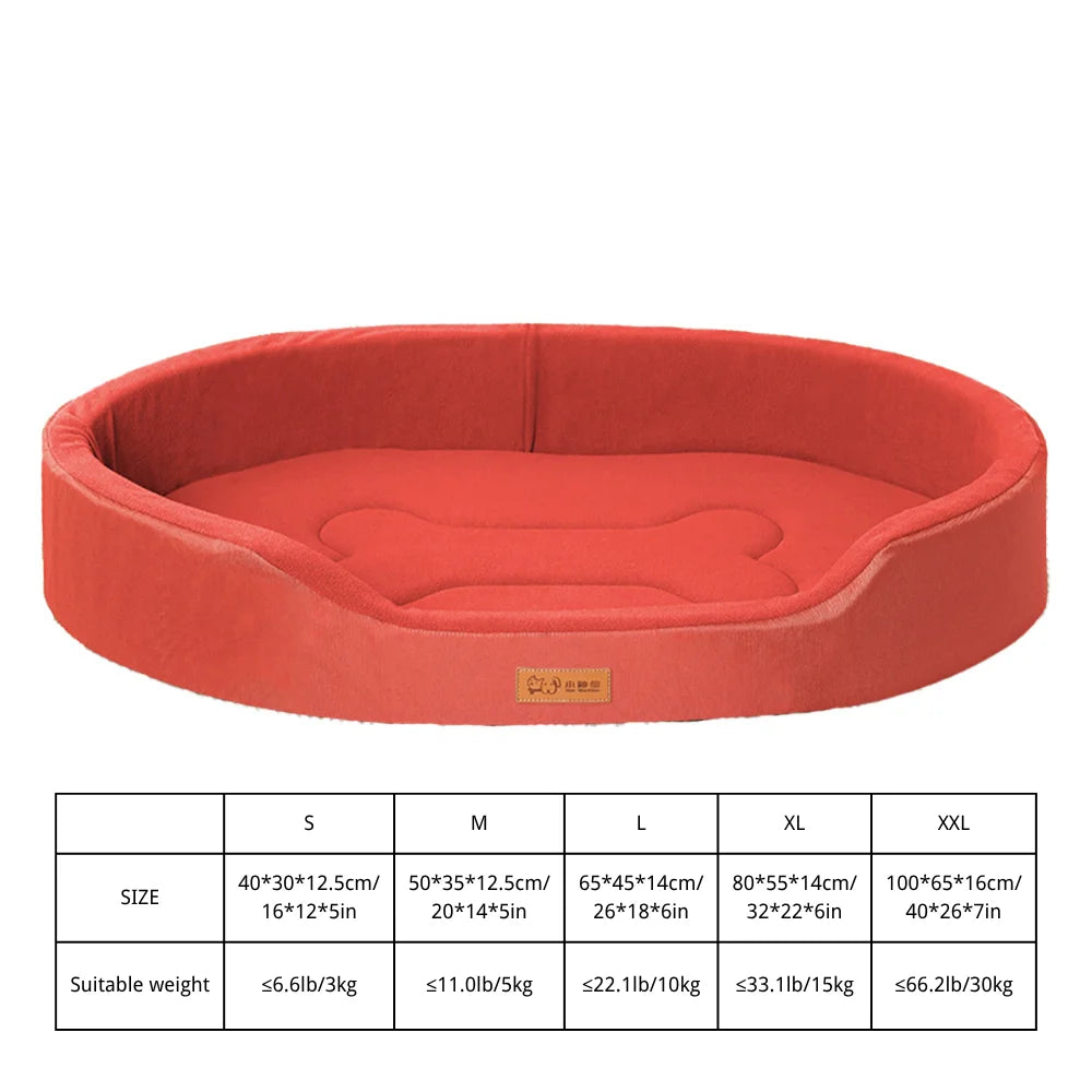 Dog Bed - Orthopaedic - Oval - 2Tails