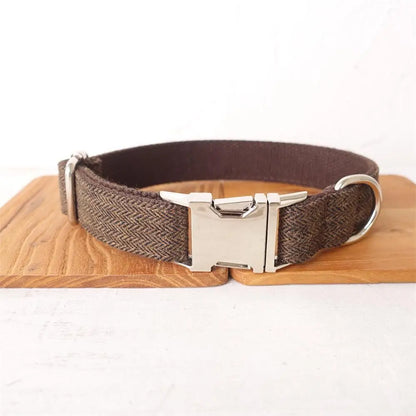Dog Collar with Matching Lead - Personalised - 2Tails