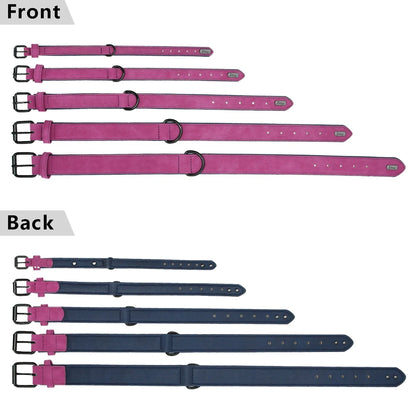 Dog Collar - Leather Soft Padded - 2Tails