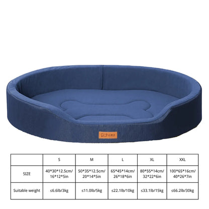 Dog Bed - Orthopaedic - Oval - 2Tails
