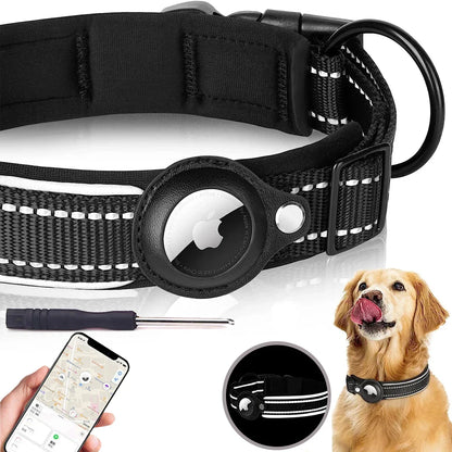 Collar - With Air Tag Holder Built In ( Air Tag Comes Separately ) - 2Tails