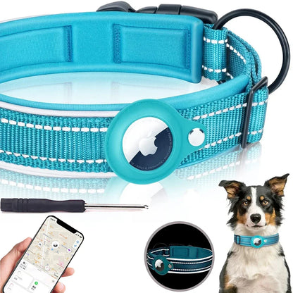 Collar - With Air Tag Holder Built In ( Air Tag Comes Separately ) - 2Tails