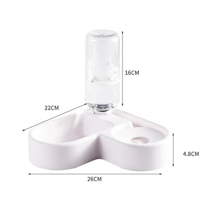 2-in-1 Fresh Water & Food Dispenser - 2Tails
